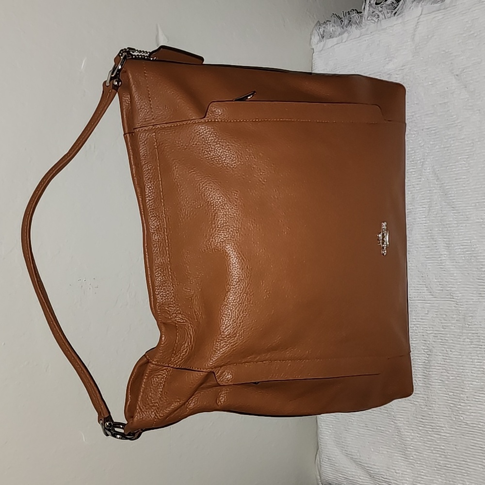 Coach Tan Leather Hobo Bag